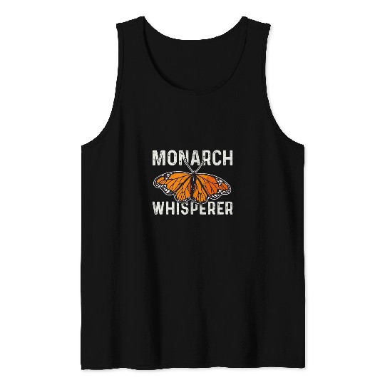 Monarch Butterfly Monarch Whisperer Insect Entomologist Tank Tops