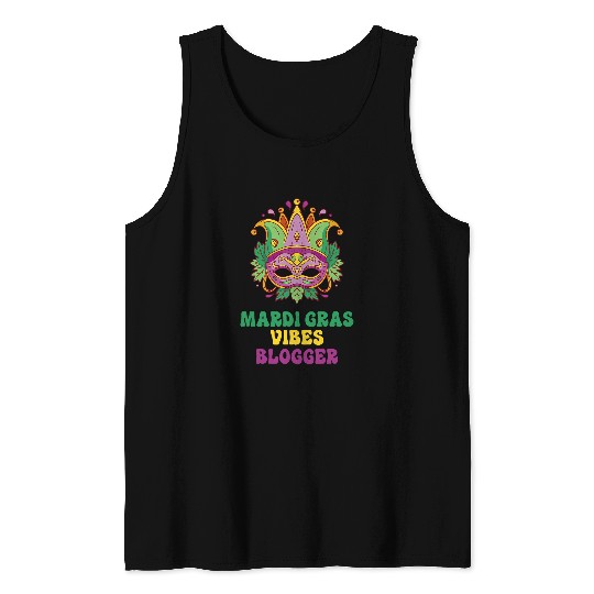 Blogger Mardi Gras Vibes Tank Tops