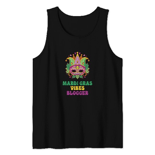Blogger Mardi Gras Vibes Tank Tops
