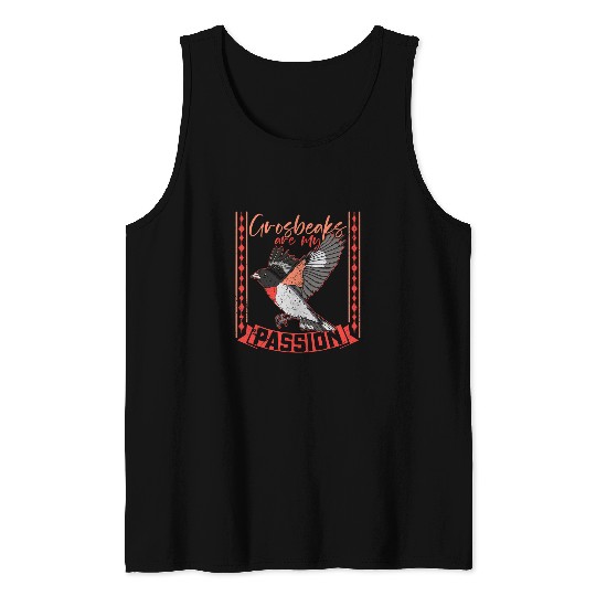 Grosbeak ornithology birdwatching biologist binocular birder 5 Tank Tops