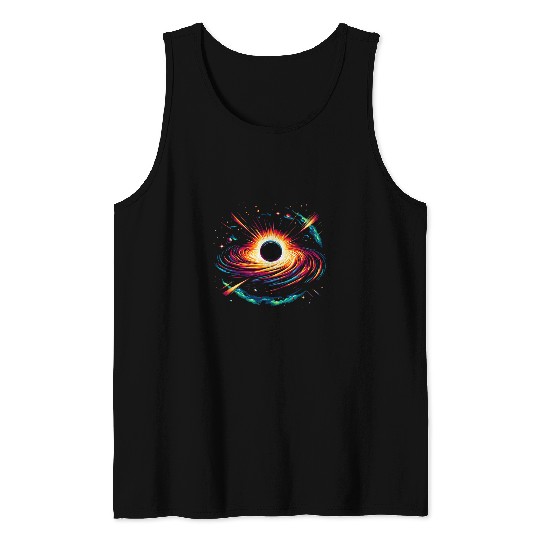 Black Hole Space Universe Astronomy Astronomer 3 Tank Tops