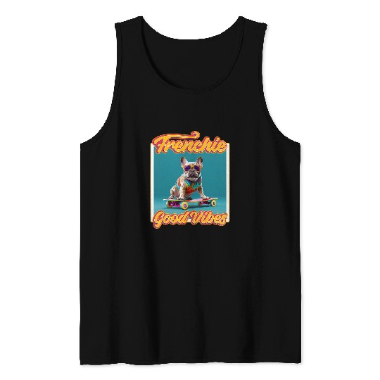 Frenchie bulldog Good V Tank Tops
