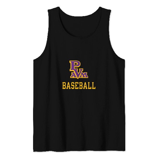 Prairie View Panthers Baseball Icon Logo Officially Licensed Tank Tops