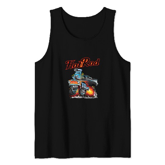 Muscle Car Mayhem Classic Car Mechanic Racing Engines Hotrod 224 Tank Tops