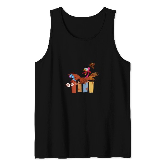 Turkey Run Costume Thanksgiving Running Turkey Trot Funny Tank Tops