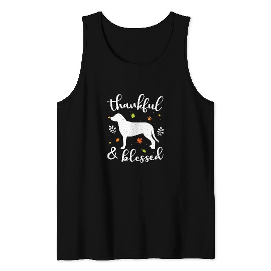 Entlebucher Mountain Thanksgiving Dog Thankful Blessed Tank Tops