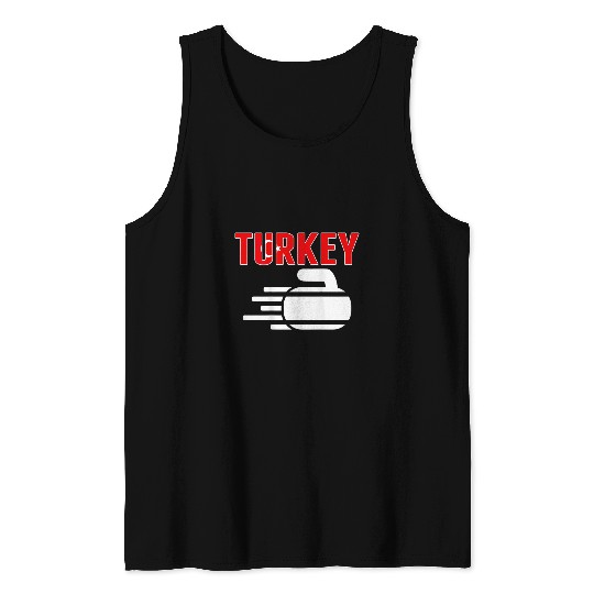 Turkey Curling Team Fans Jersey Turkish Curler Winter Sports Tank Tops
