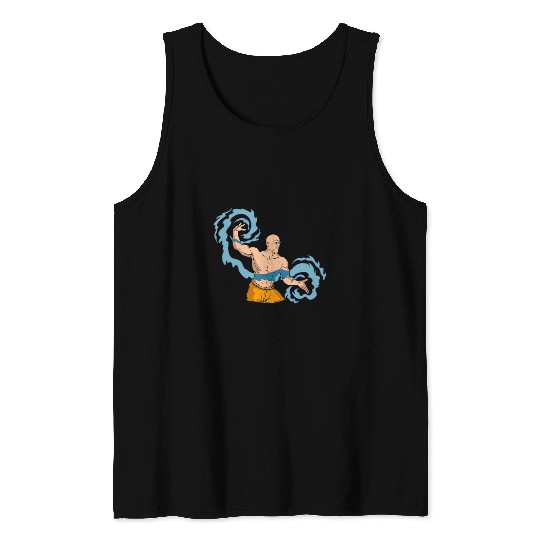 Fighting Monk Fantasy Tank Tops