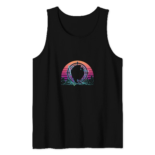 Turkey Hunting Turkey Hunter Retro Tank Tops