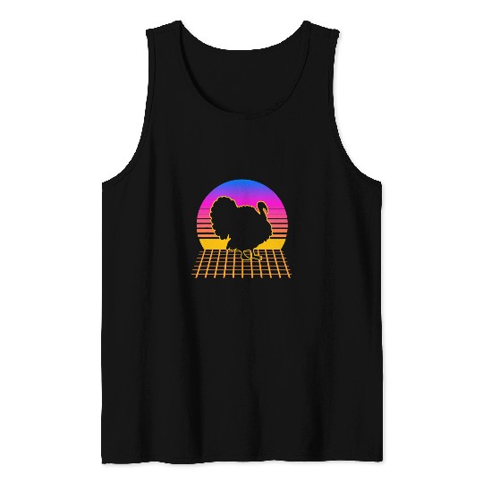 Turkey Hunting Turkey Hunter Retro vintages 80s 90s Turkey Tank Tops
