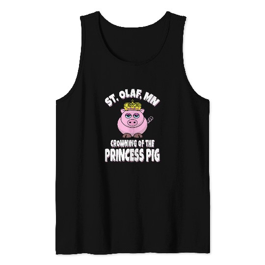 St  Olaf Minnesota 2Crowning The Princess Pig Tank Tops