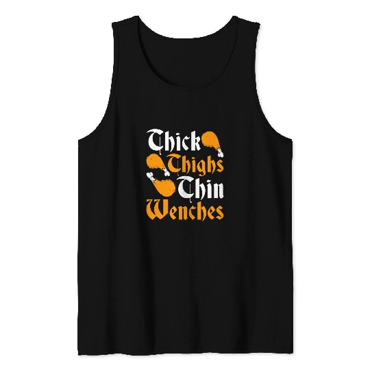 Renaissance Festival Thick Turkey Leg Thin Wenches Ren Faire Tank Tops
