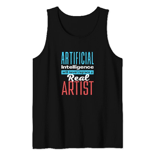 Defending the Work of an Artist AI Tank Tops