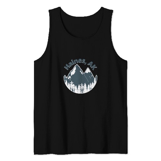 Haines AK Mountains Hiking Climbing Camping and Outdoors Tank Tops