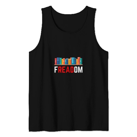 fREADom 2I Read Banned Books 2Banned Books Week Librarian Tank Tops