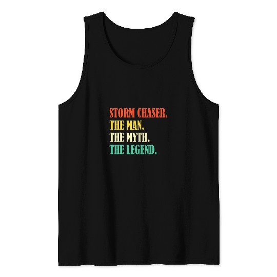Storm Hunter Tornados Storm Chasing vintages Meteorology 21 Tank Tops