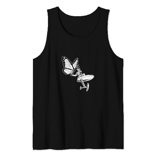 Wing Surfing Butterfly Foil 2Wing Surfer Tank Tops