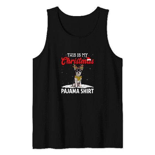 This Is My Christmas Pajama   Chihuahua Dog 1 Tank Tops