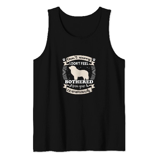 Pyrenean Mountain Puppy Accessories Dad Dog Great Pyrenees Tank Tops