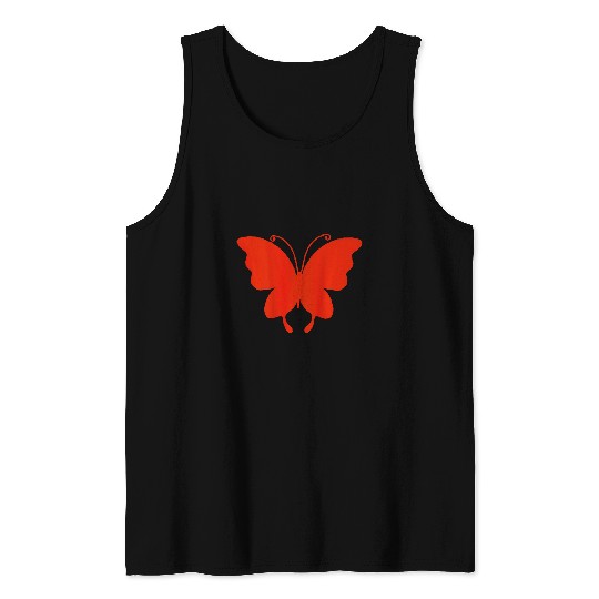 Wings 2Orange Butterfly Tank Tops
