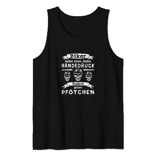 Discover Mens Motorcyclists Biker Have Fixed Handshake Motorcycle Biker Tank Tops