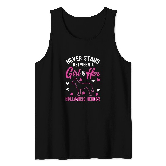 Discover Hollandse Herder Girl Hollandse Herdershond 1 Tank Tops