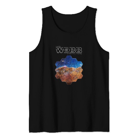 NASA James Webb Space Telescope JWST Science Fan Art 7 Tank Tops