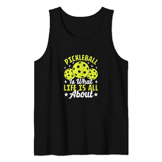 Discover Pickleball Blogger Meme Quote Tank Tops