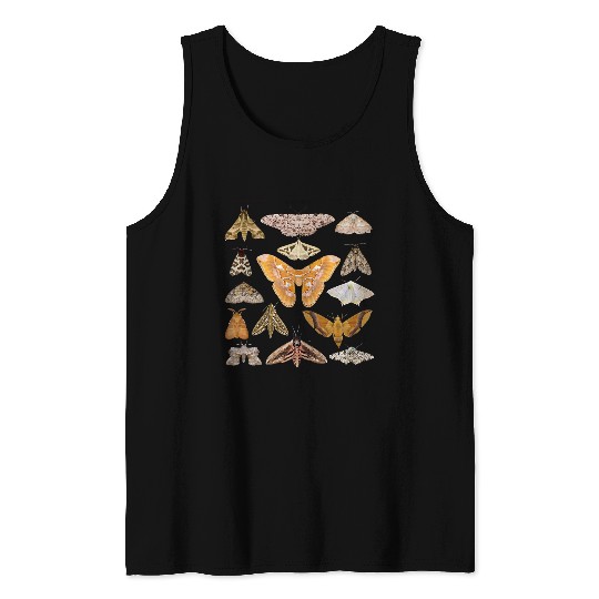 Moth Insect Bug Cottagecore Butterfly Tank Tops