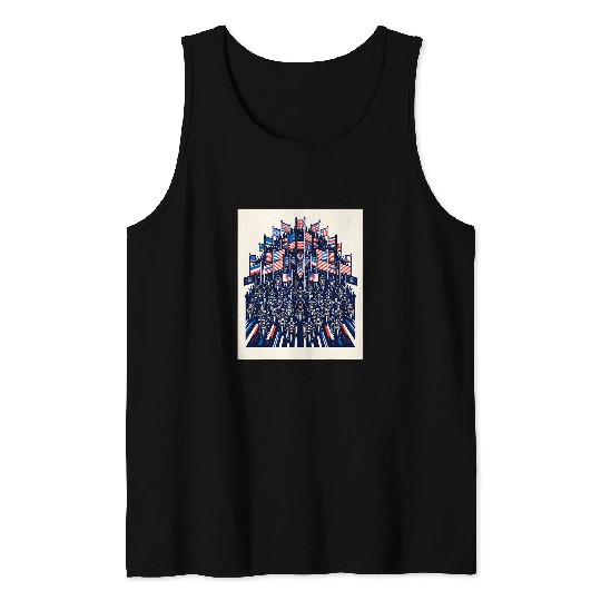 Discover Patriotic Motorcycle Rally Tank Tops