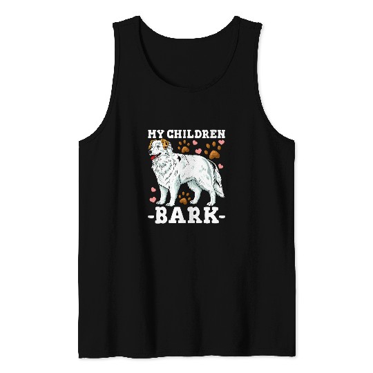 Pyrenees Mom Dad Funny Tank Tops