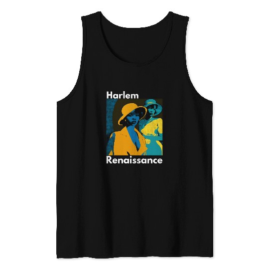Harlem Renaissance 1920s Art Black History Month Tank Tops
