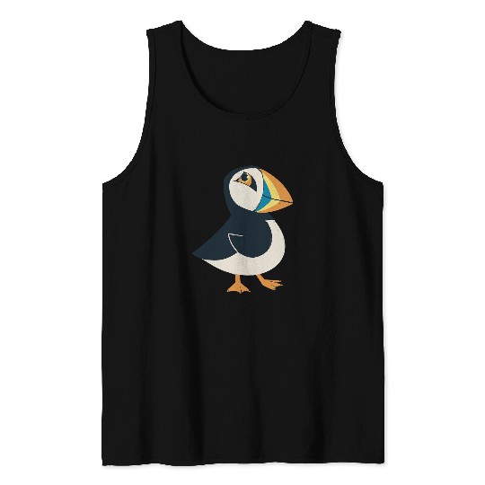 Puffin Bird Lover Seabird Animal Iceland Animal Puffin Tank Tops