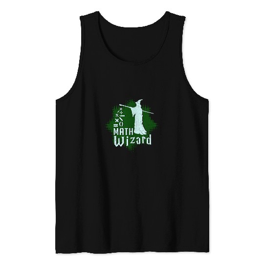 Math Wizard Mathematics Mathematician Tank Tops