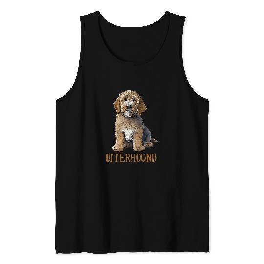 Otterhound Loyal and Cute Dog and Puppy Lover Tank Tops