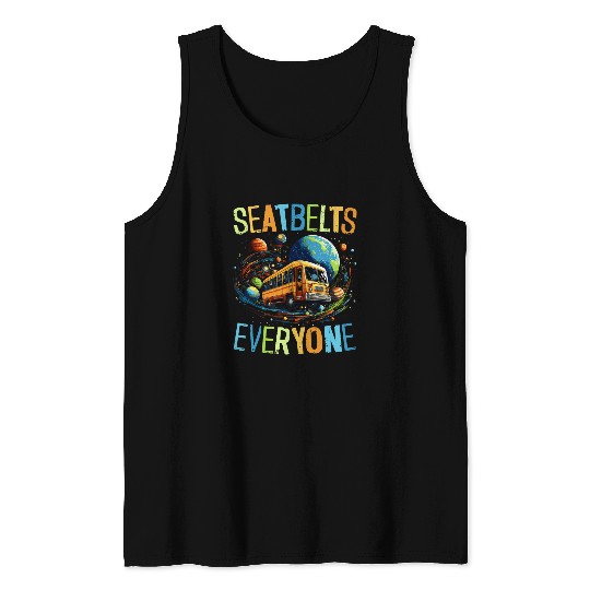 School Bus Driver Job Profession Transport Driving 9 Tank Tops