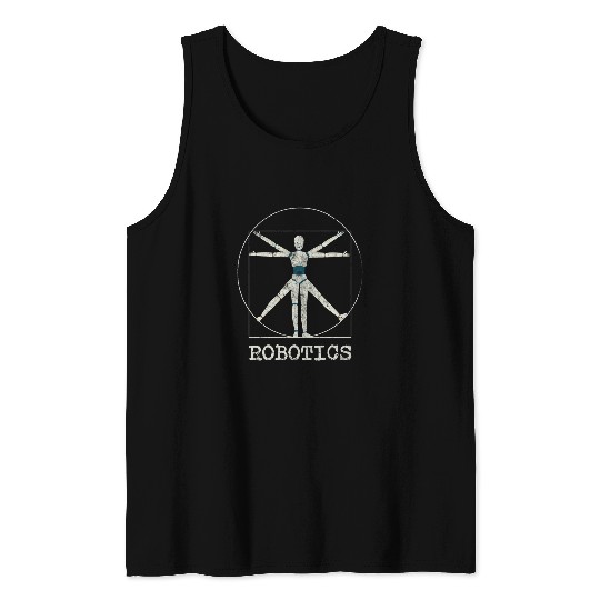 Robotics Design For Robot Engineer Or Fans 21 Tank Tops