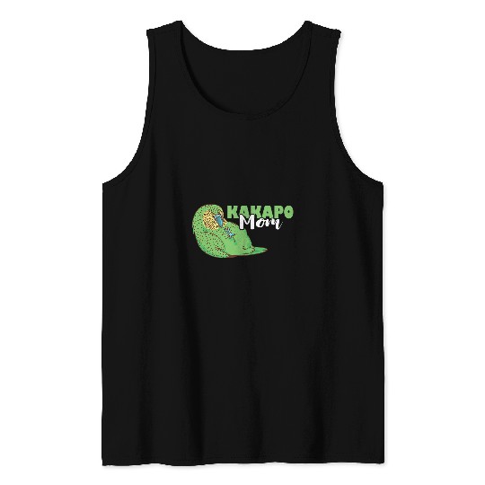 Womens Kakapo Mom Kakapo Parrot Kakapo Bird New Zealand Tank Tops