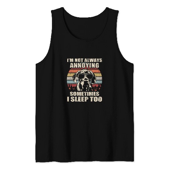 Rhodesian Ridgeback Dog Annoying vintages Retro Funny Tank Tops