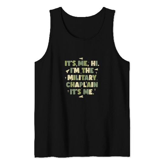 Military Chaplain minister Tank Tops
