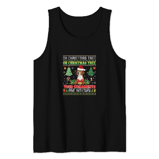 Oh Christmas Tree Your Ornaments Are History English 1 Tank Tops