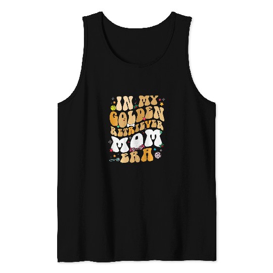 In My Golden Retriever Era Christmas Golden Retriever Dog 2 Tank Tops