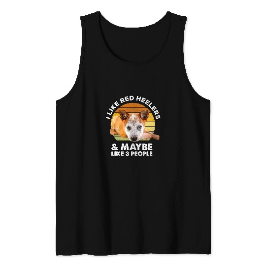 Red Heeler Dog Owners Cattle Lovers Dog I Love Red Heelers 28 Tank Tops