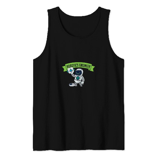 Robotics Engineer Computer Science Engineering Professor Tank Tops