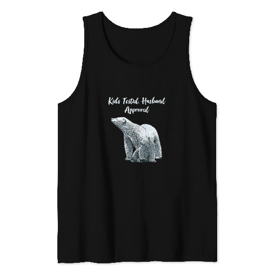 Kids Tested Husband Approved Funny Mom Humor Mother Cooking 14 Tank Tops