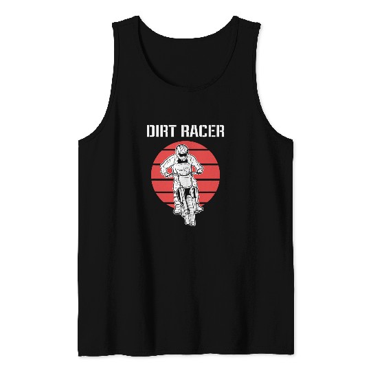 Motocross Crosser Motorcycle Dirt Racer Tank Tops