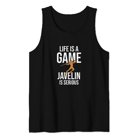 Javelin Is Serious Javelin Sport Coach Tank Tops