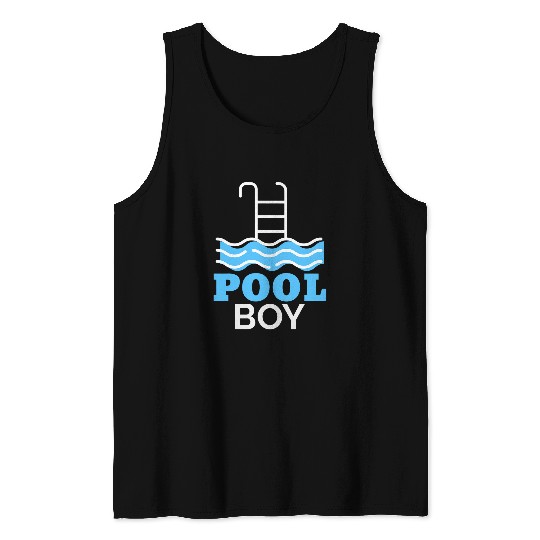 Poolboy Swimming Pool 2Bathmaster Lifeguard Tank Tops