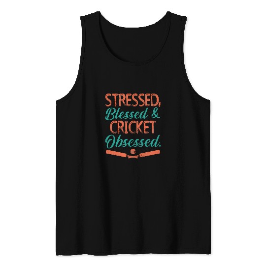 India Sport Cricket Lover Cricketer Cricket Player 1 Tank Tops