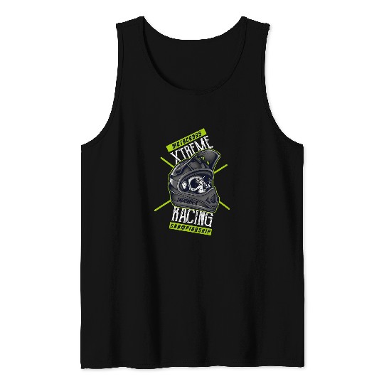 Retro vintages Motocross Extreme Motorcycle Dirt Bike Rider Tank Tops